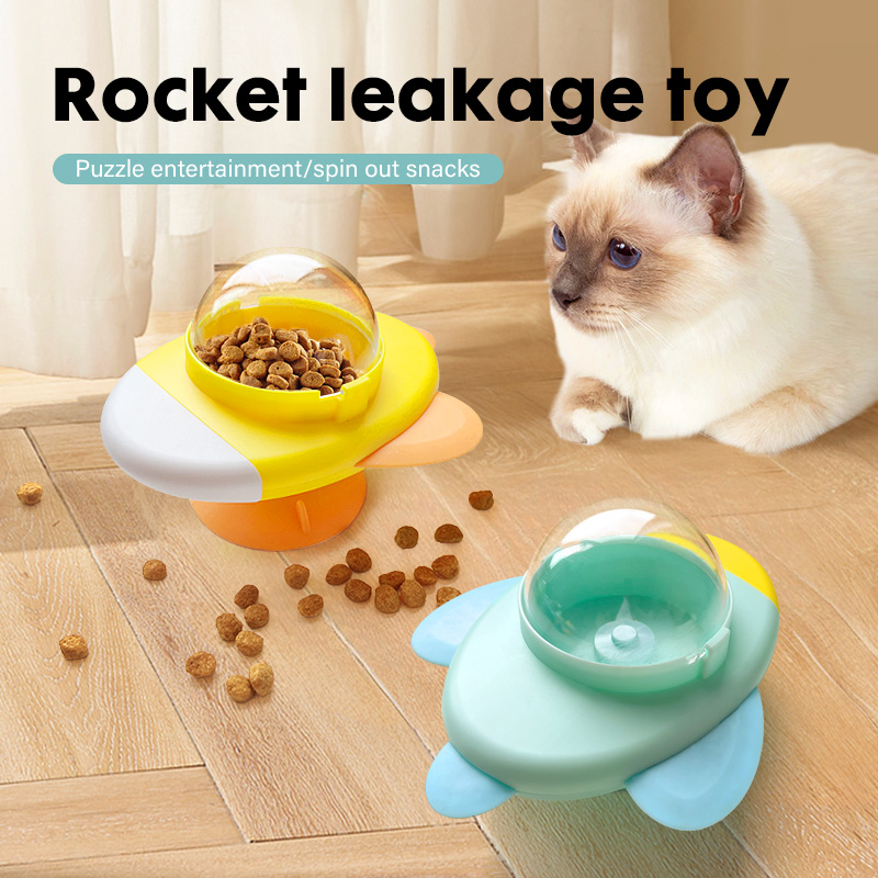 Dog Puzzle Feeder Toy - Cat Interactive Toys Rotatable Cat Dog
