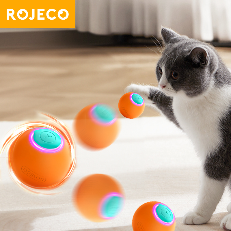ROJECO Cat Toys Smart Interact - Automatic Moving Dog Ball 评论和价格