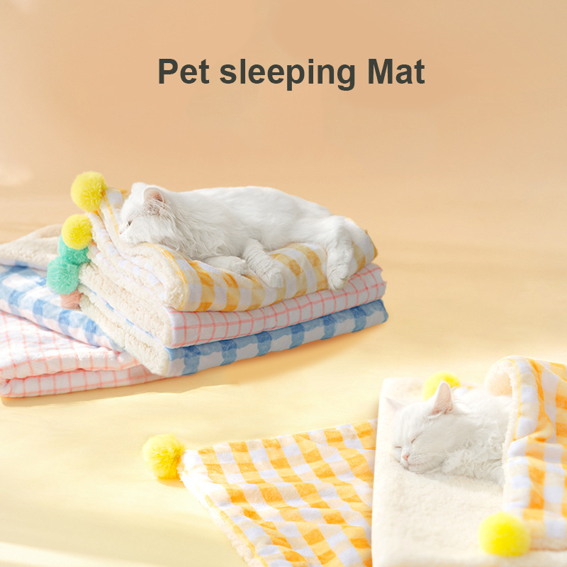 Pet Blanket Soft Plush Sleepin - Pet Beds 评论和价格