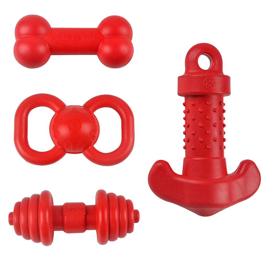 Red TPR Bone Dog Chew Toy Inde - Indestructible Dog Chew Toy 评论和价格