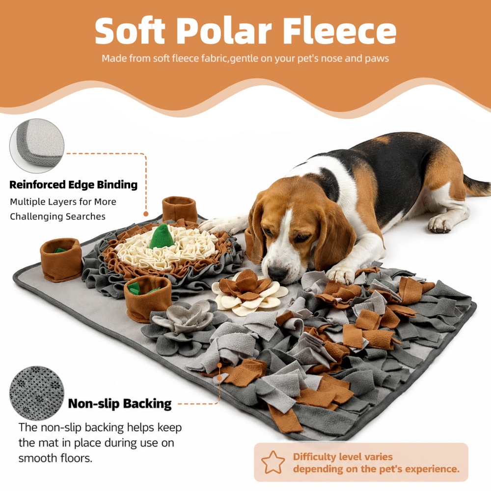 Multi-Layer Food Hiding Design - Snuffle Mat For Dogs 评论和价格