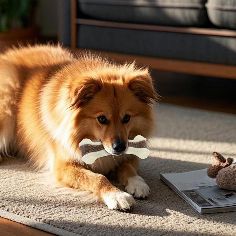 Dog Bone Toy Interactive Clean - Teeth Cleaning Dog Chew Bone 评论和价格