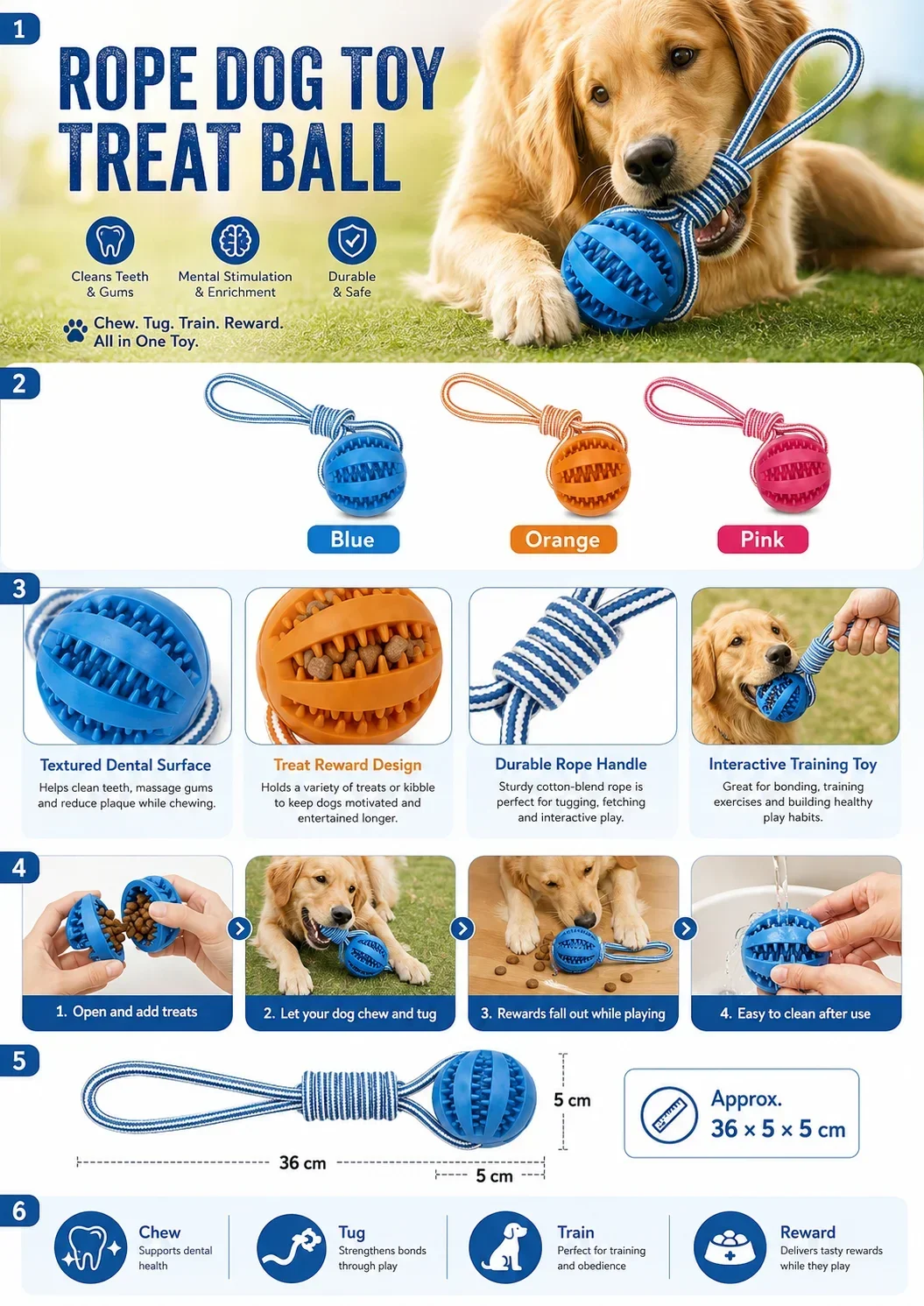 Leaky Rubber Dog Ball Toy, Int - Rubber Treat Dispensing Dog Toy 评论和价格