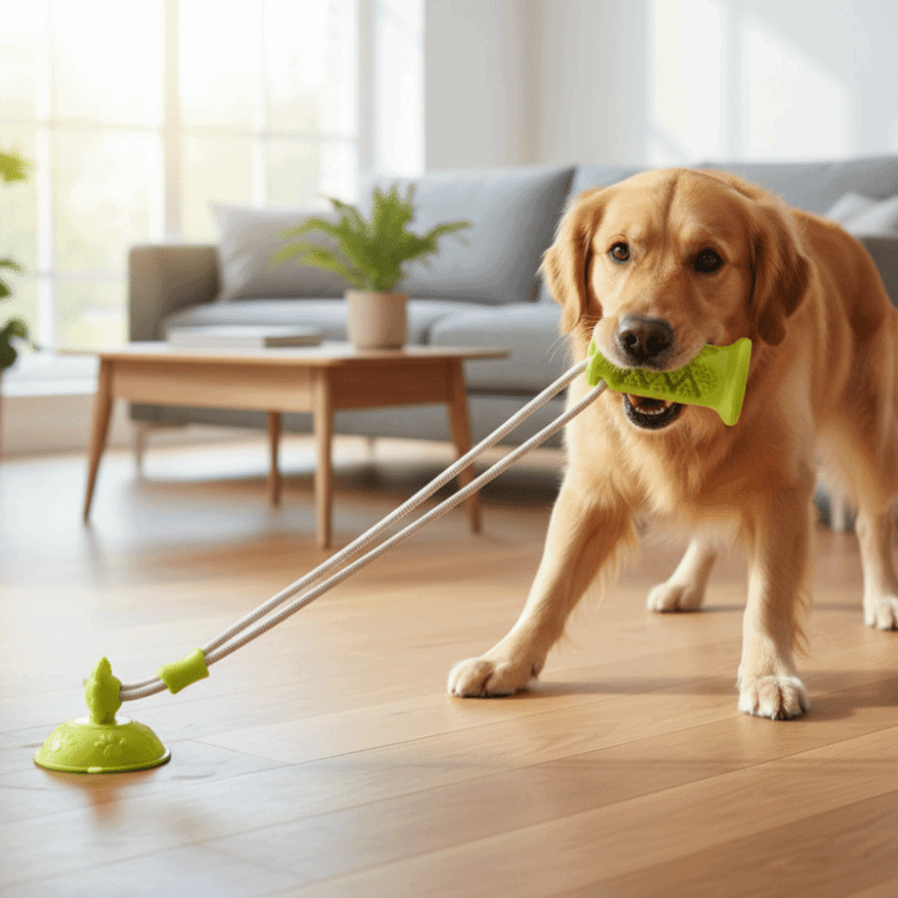 Bite-Resistant Dog Suction Cup - Suction Cup Dog Tug Toy 评论和价格