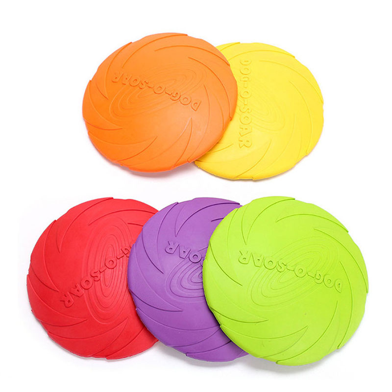 Rubber Pet Dog Flying Discs Sa - Flying Disc Dog Training Toy 评论和价格