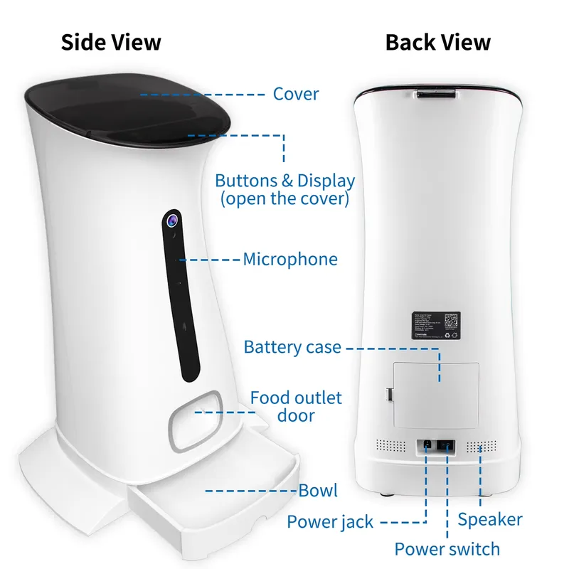 Wifi Pet Feeder Camera For Voi - Pet Feeders 评论和价格