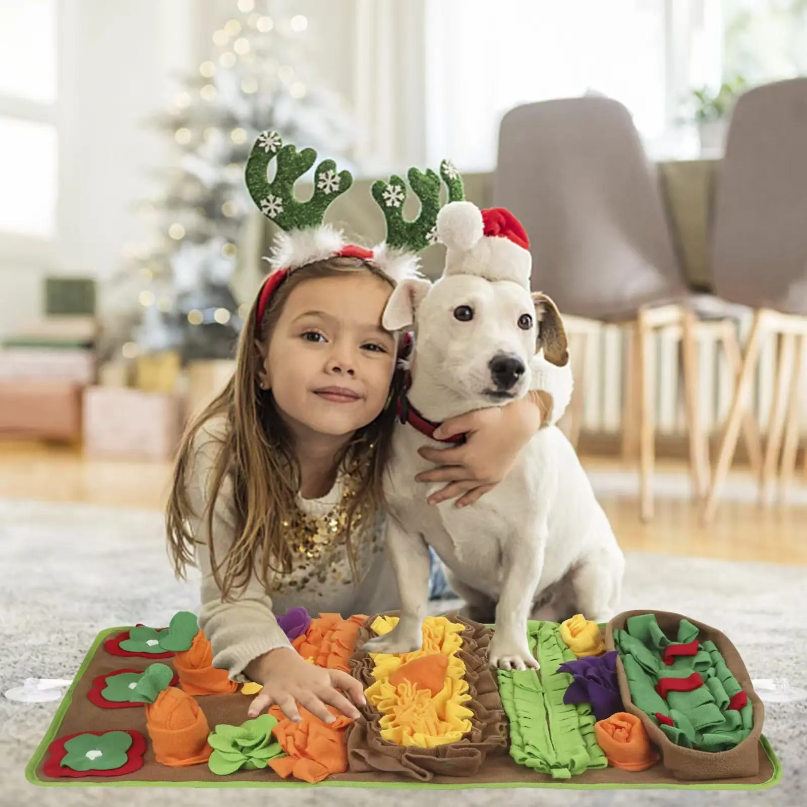 Dog Snuffle Mat Fleece Slow Fe - Dog Puzzle Feeder Toy 评论和价格
