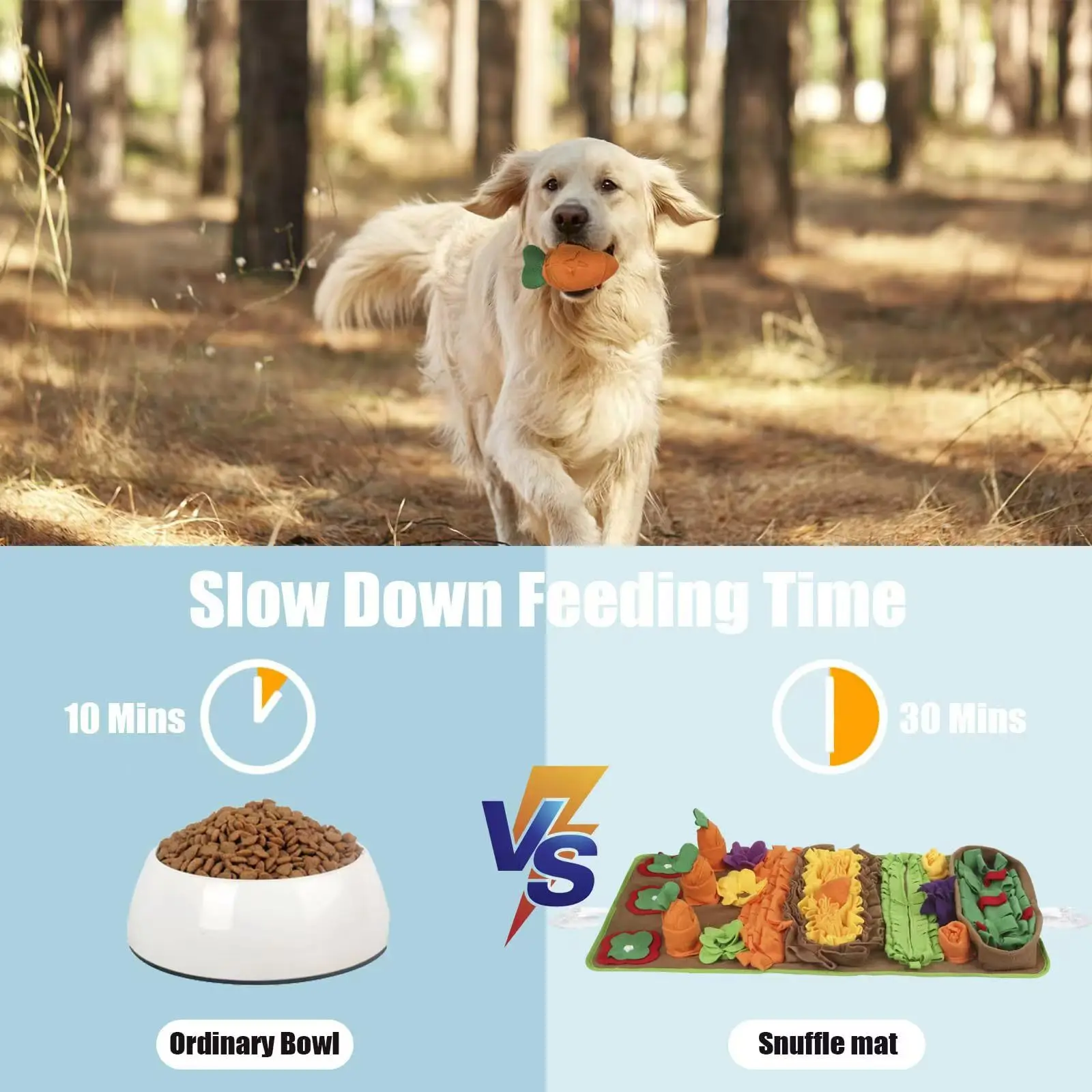 Dog Snuffle Mat Fleece Slow Fe - Dog Puzzle Feeder Toy 评论和价格