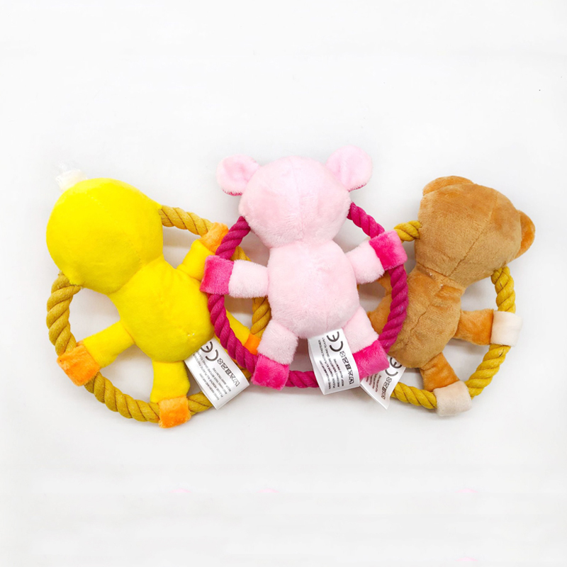 Cotton Rope Throw Toys for Pet - Flying Disc Dog Training Toy 评论和价格