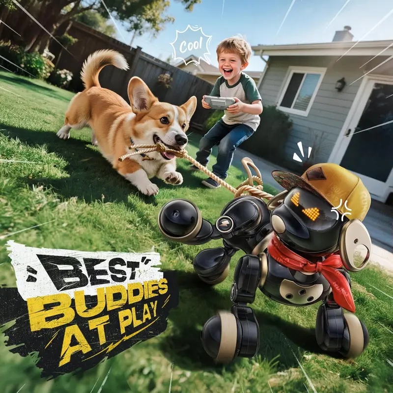 Smart Remote Control Robot Dog - Dog Toys 评论和价格