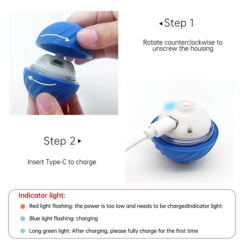 Automatic Moving Dog Toy Ball  - Automatic Moving Dog Ball 评论和价格