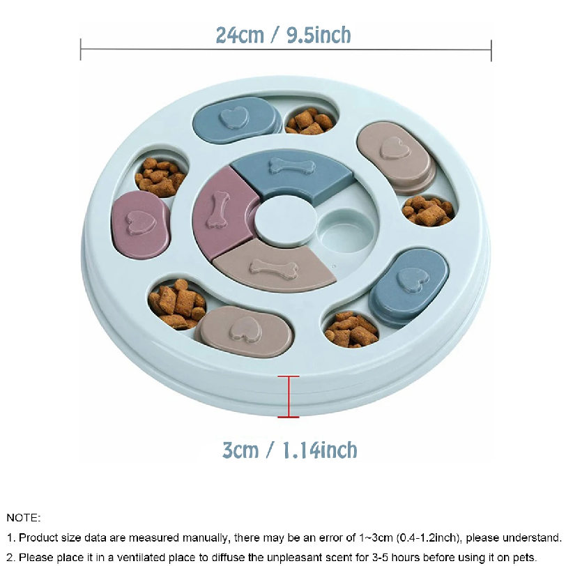 Dog Food Hiding Bowl, Slow Foo - Interactive Squeaky Plush Dog Toy 评论和价格