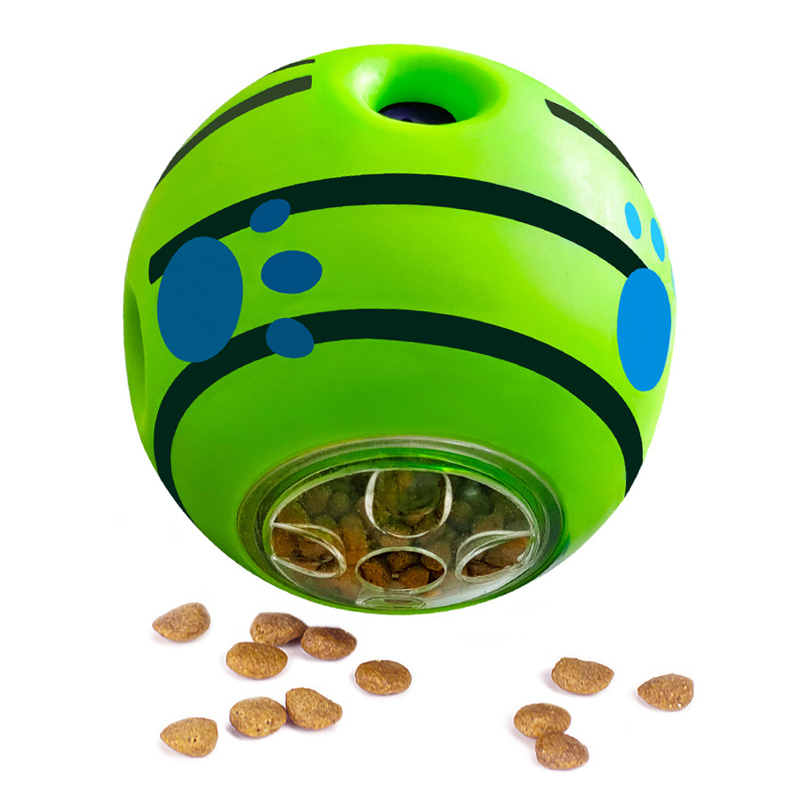 Interactive Dog Treat Ball Toy - Rubber Treat Dispensing Dog Toy 评论和价格