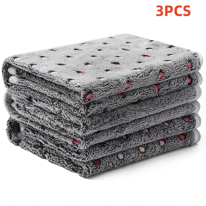3PCS Soft Fluffy Pet Blanket C - Pet Beds 评论和价格