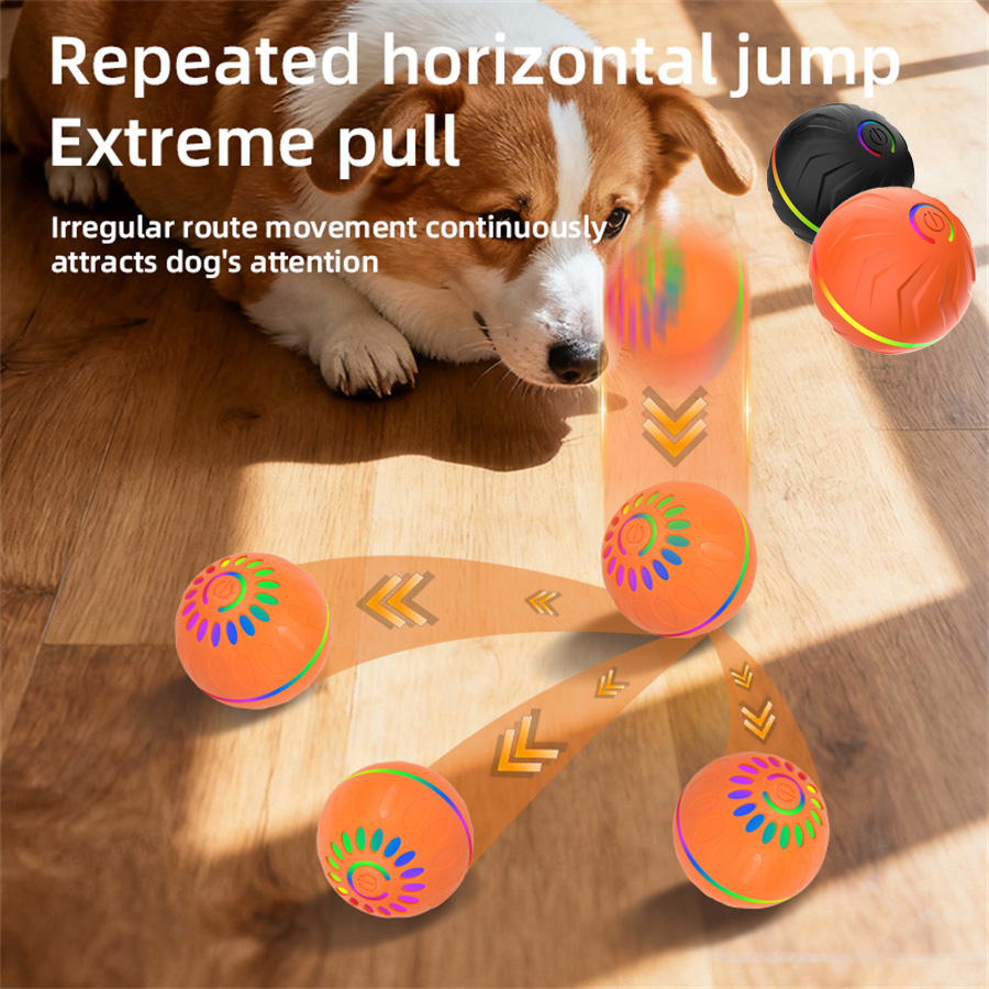 Interactive Smart Dogs Toys Ba - Automatic Moving Dog Ball 评论和价格