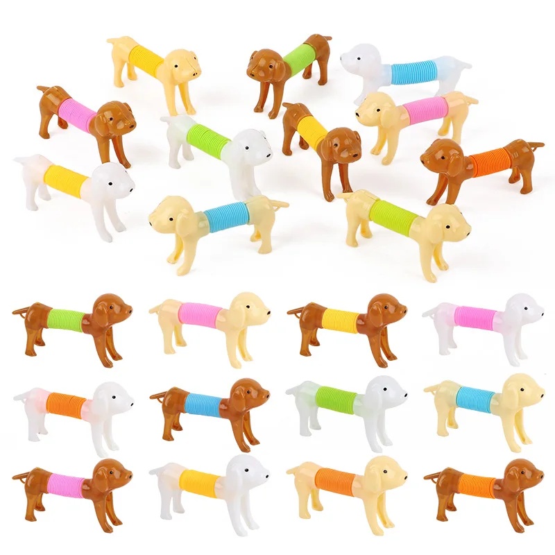 Durable Colorful Stretchable D - Interactive Squeaky Plush Dog Toy 评论和价格